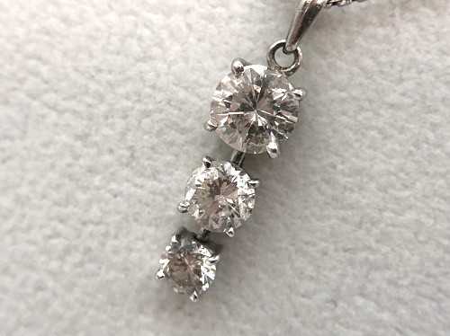 ダイヤモンド買取 トリロジーネックレス